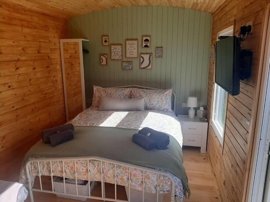 Anglesey New Modern Shepherds Hut With Spa Hot Tub Gwalchmai Екстериор снимка